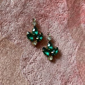 Vintage Emerald Green Earring Charms